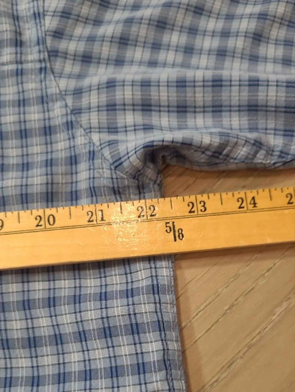 The North Face Shirt Men's M Blue Plaid Button Up Short Sleeve Active Shirt